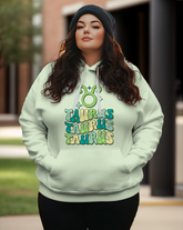 Women's Plus Daily Simplicity TAURUS Constellation Print Long Sleeve Hoodie